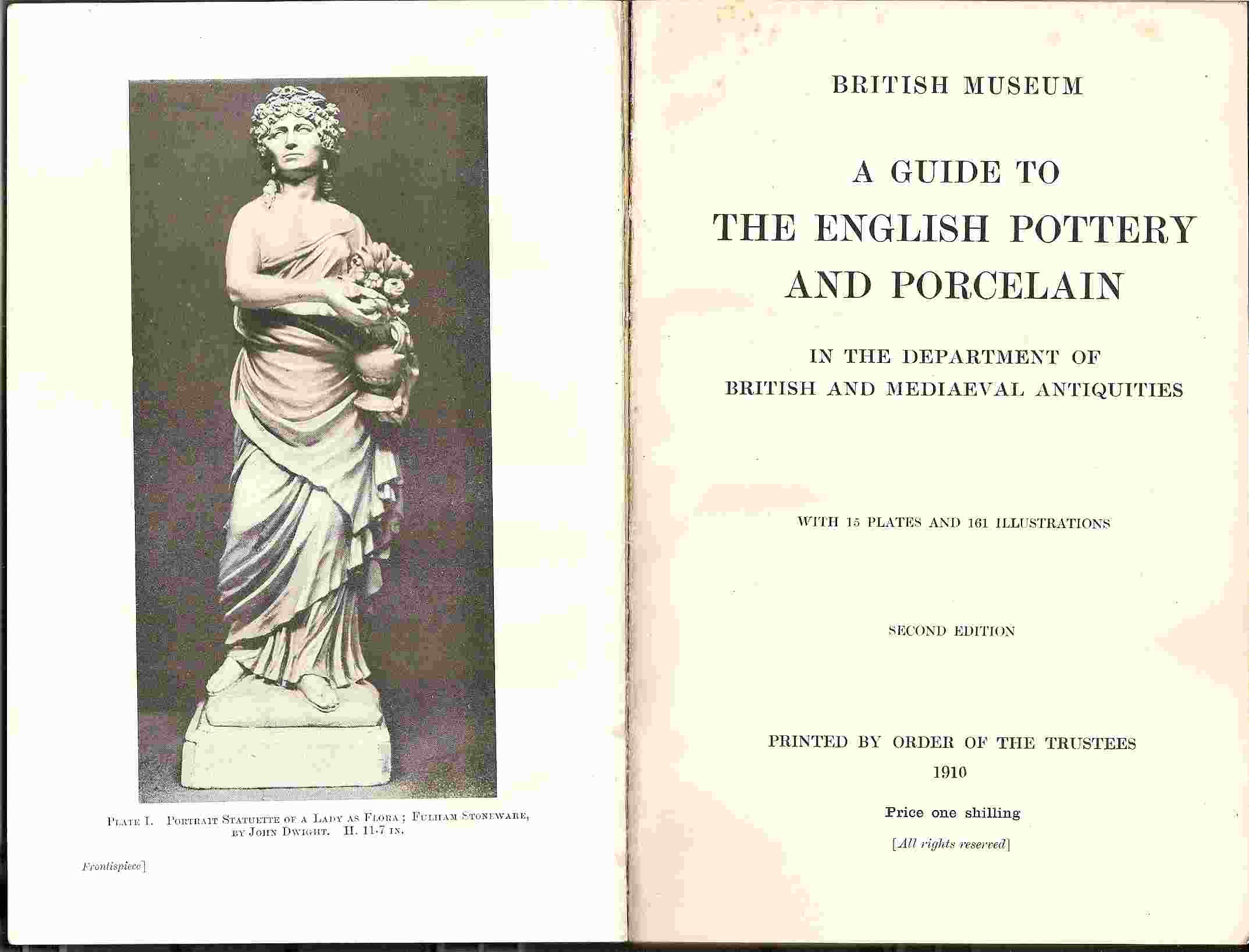 Image for GUIDE TO THE ENGLISH POTTERY & PORCELAIN IN THE DEPARTMENT OF BRITISH & MEDIEAEVAL ANTIQUITIES