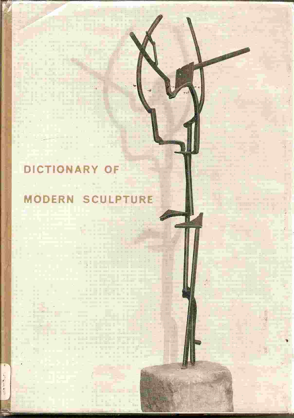 Image for DICTIONARY OF MODERN SCULPTURE