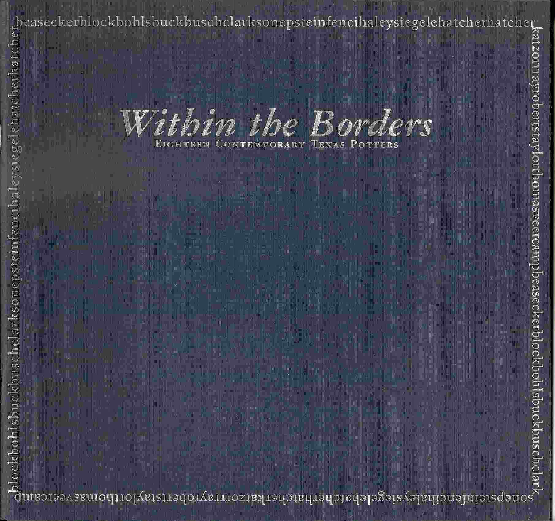 Image for WITHIN THE BORDERS: Eighteen Contemporary Texas Potters