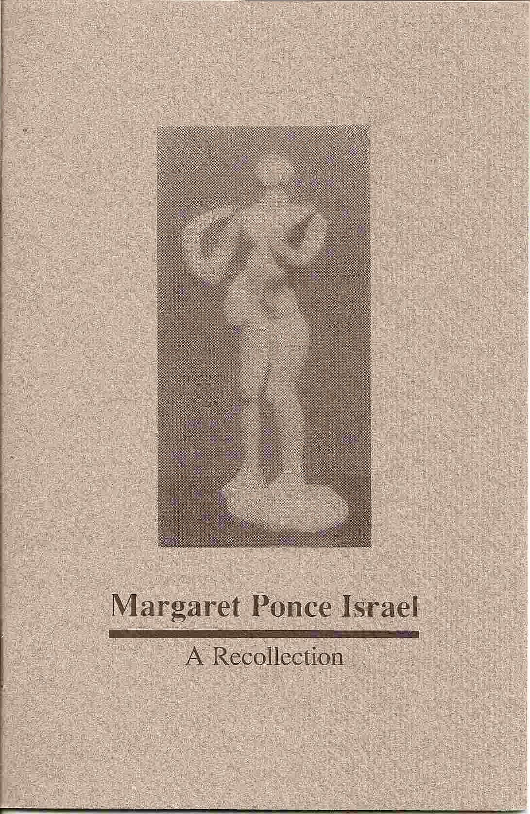 Image for MARGARET PONCE ISRAEL: A Recollection