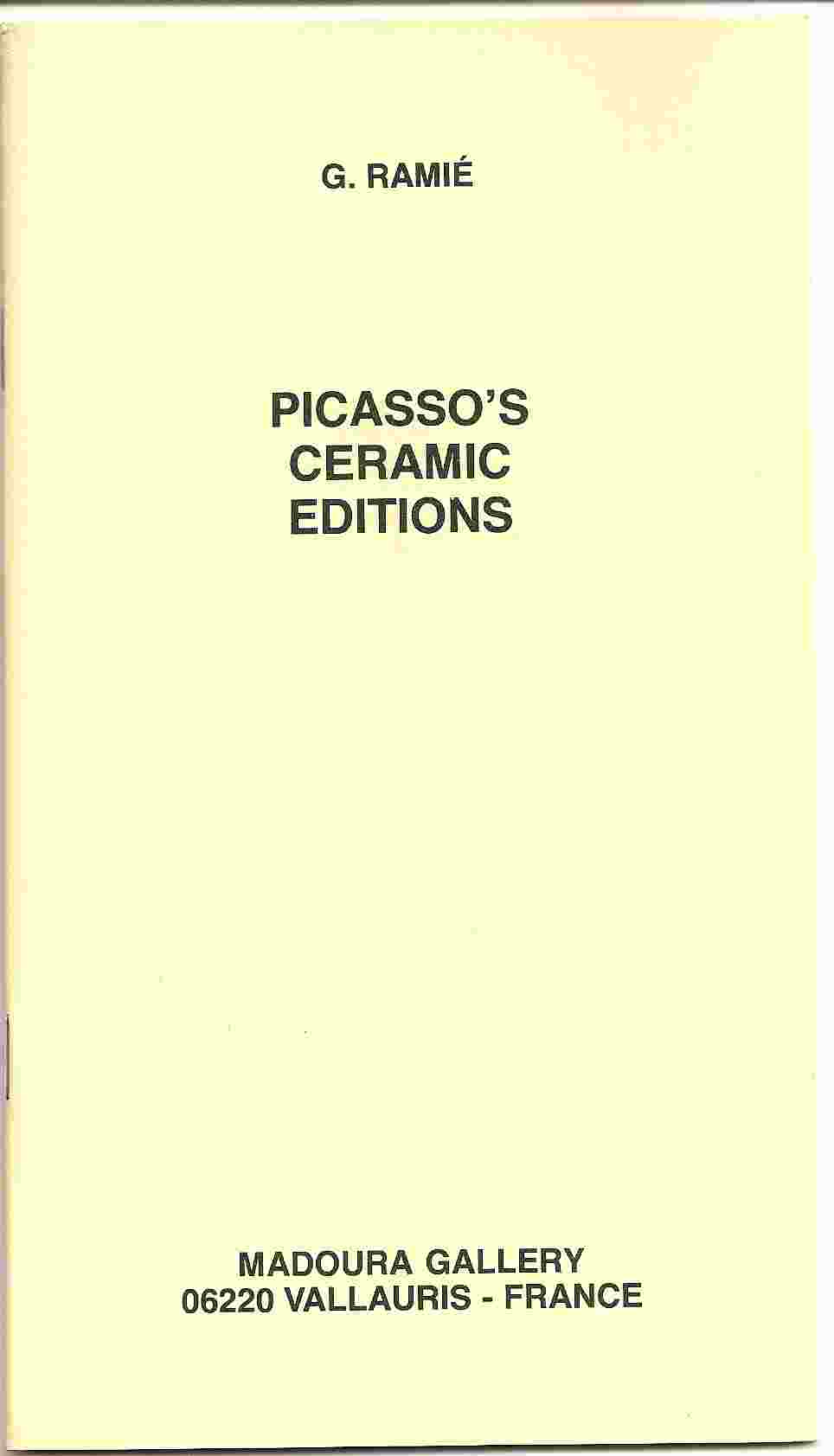 Image for PICASSO'S CERAMIC EDITIONS