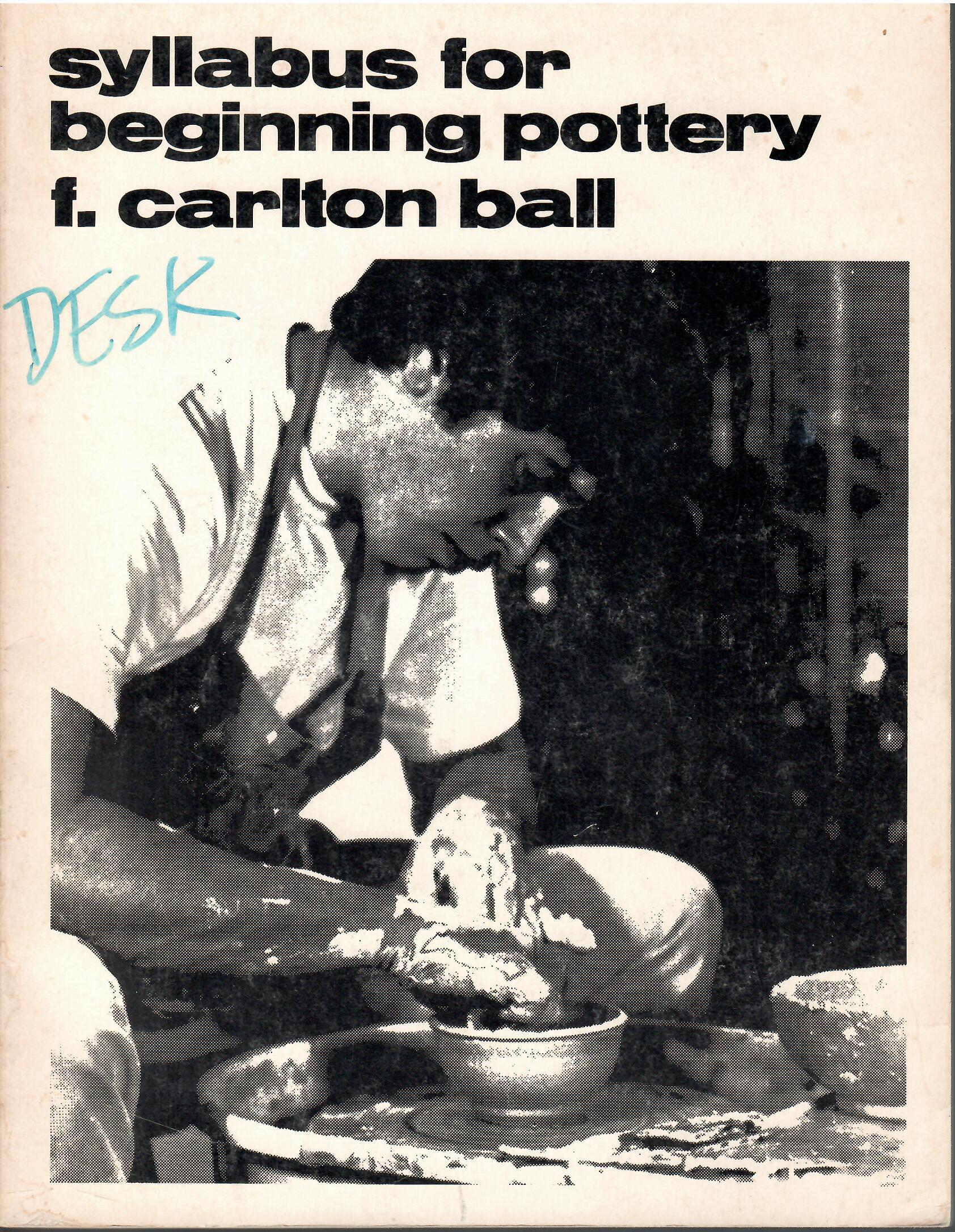 Image for SYLLABUS FOR BEGINNING POTTERY