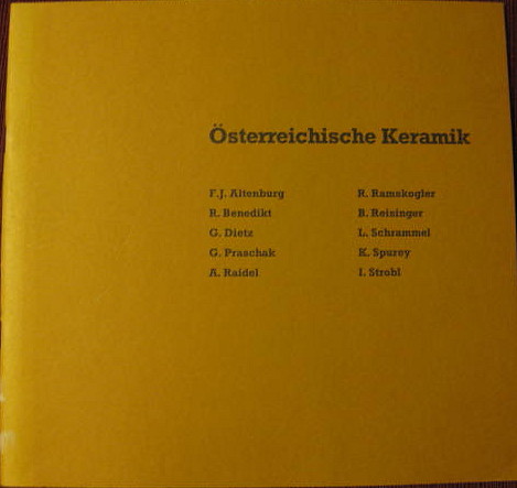 Image for Ausstellung Vom 27. Fbruar Bis 27. Marz 1982; OSTERREICHISCHE KERAMIK