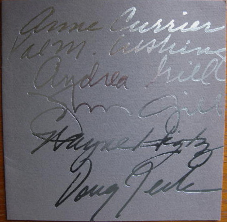 Image for ANNE CURRIER, VAL M. CUSHING, ANDREA GILL, JOHN GILL, WAYNE HIGBY, DOUG JECK
