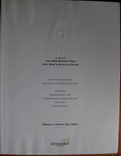 Image for Featuring Art from the 1st to the 20th Century; ARTS AUCTION : AN AIDS BENEFIT FOR GAY MEN'S HEALTH CRISIS