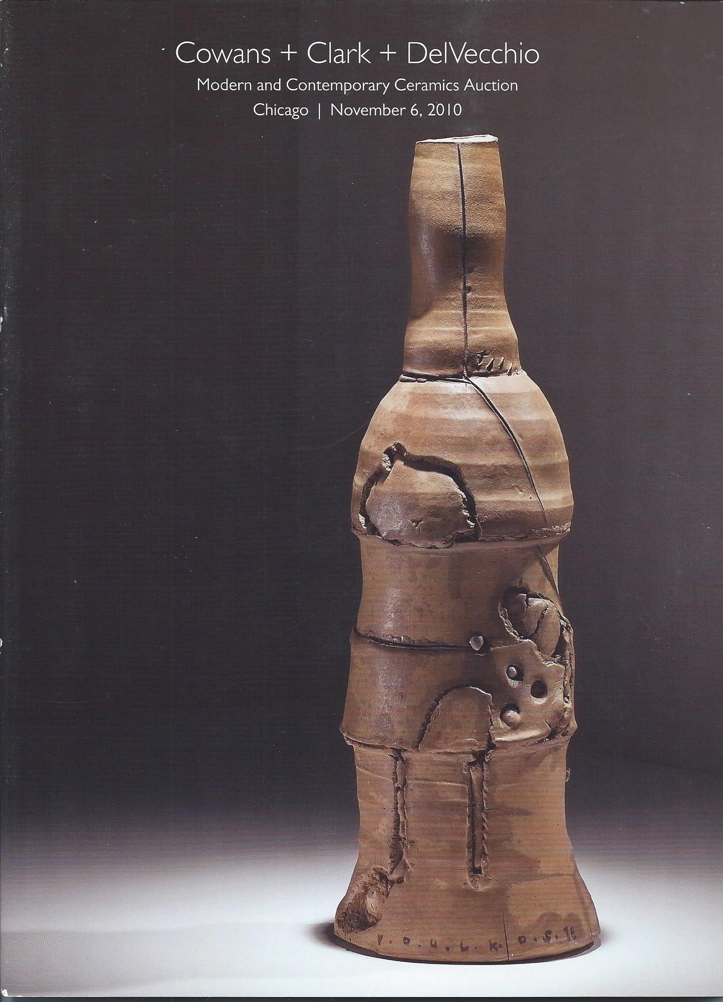 Image for Chicago, November 6, 2010; MODERN AND CONTEMPORARY CERAMICS AUCTION