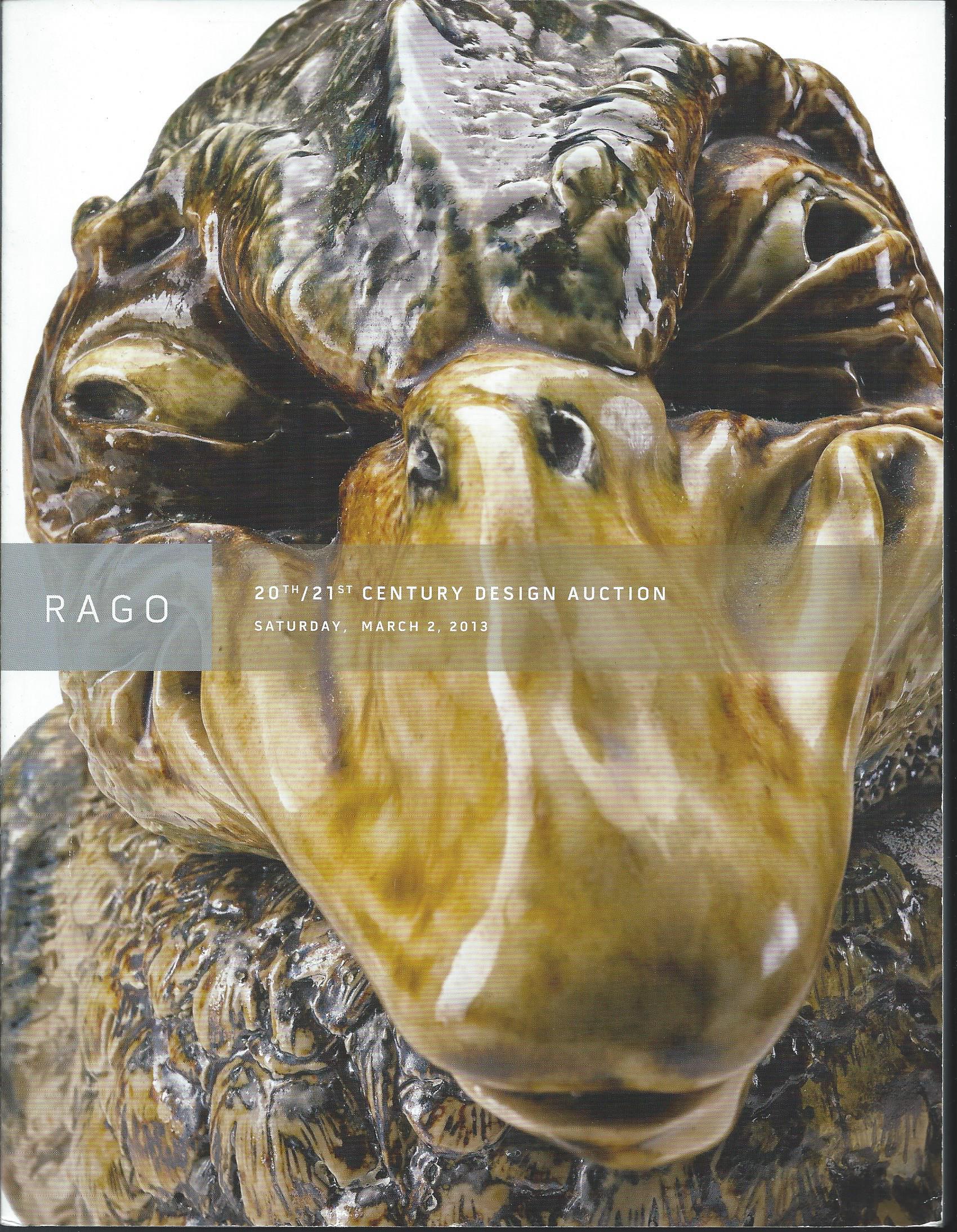 Image for Saturday, March 2, 2013; RAGO - 20TH & 21ST CENTUIRY DESIGN AUCTION