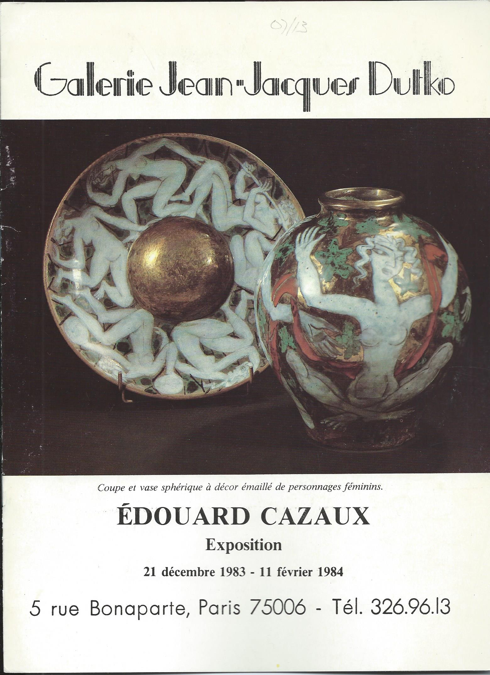 Image for Exposition - 21 Decembre 1983 - 11 Fevrier 1984; EDOUARD CAZAUX