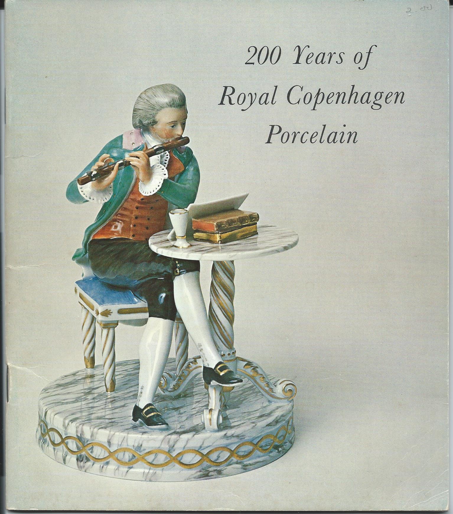 Image for Travelling Exhibition 1974 - 1976; 200 YEARS OF ROYAL COPENHAGEN PORCELAIN