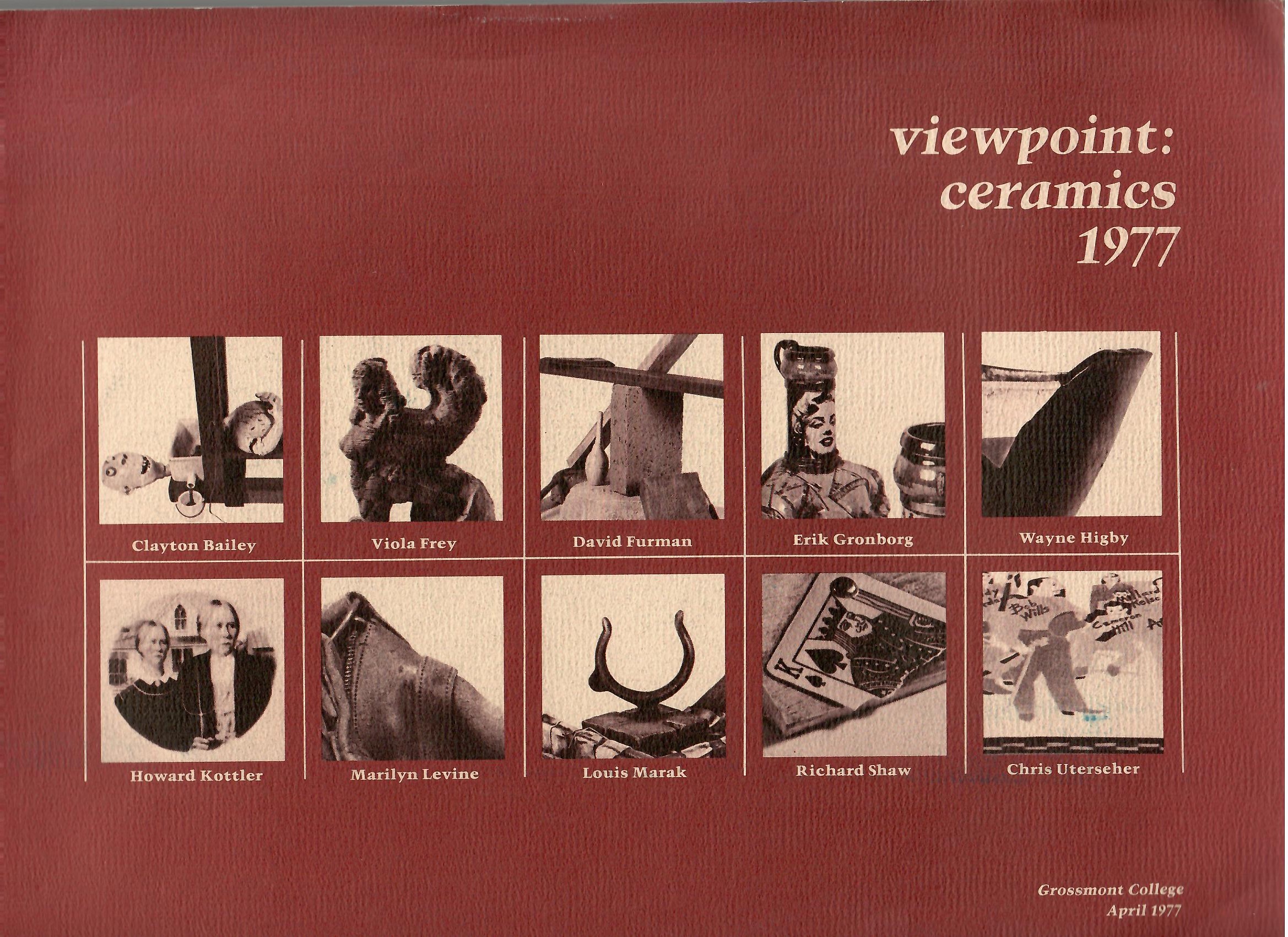 Image for Ceramics 1977; VIEWPOINT: