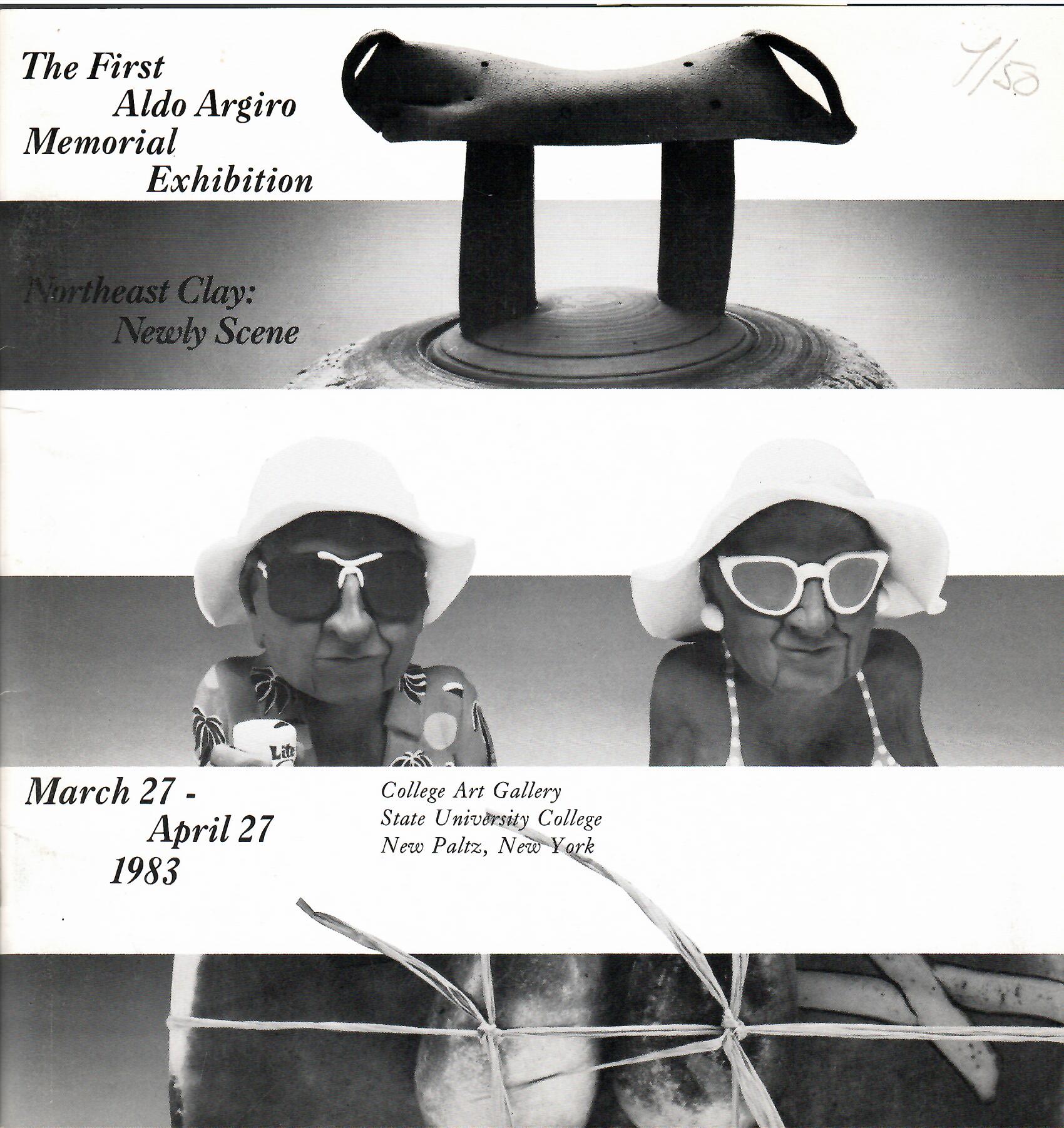 Image for The First Aldo Argiro Memorial Exhibition, March 27 - April 27, 1983; NORTHEAST CLAY: NEWLY SCENE