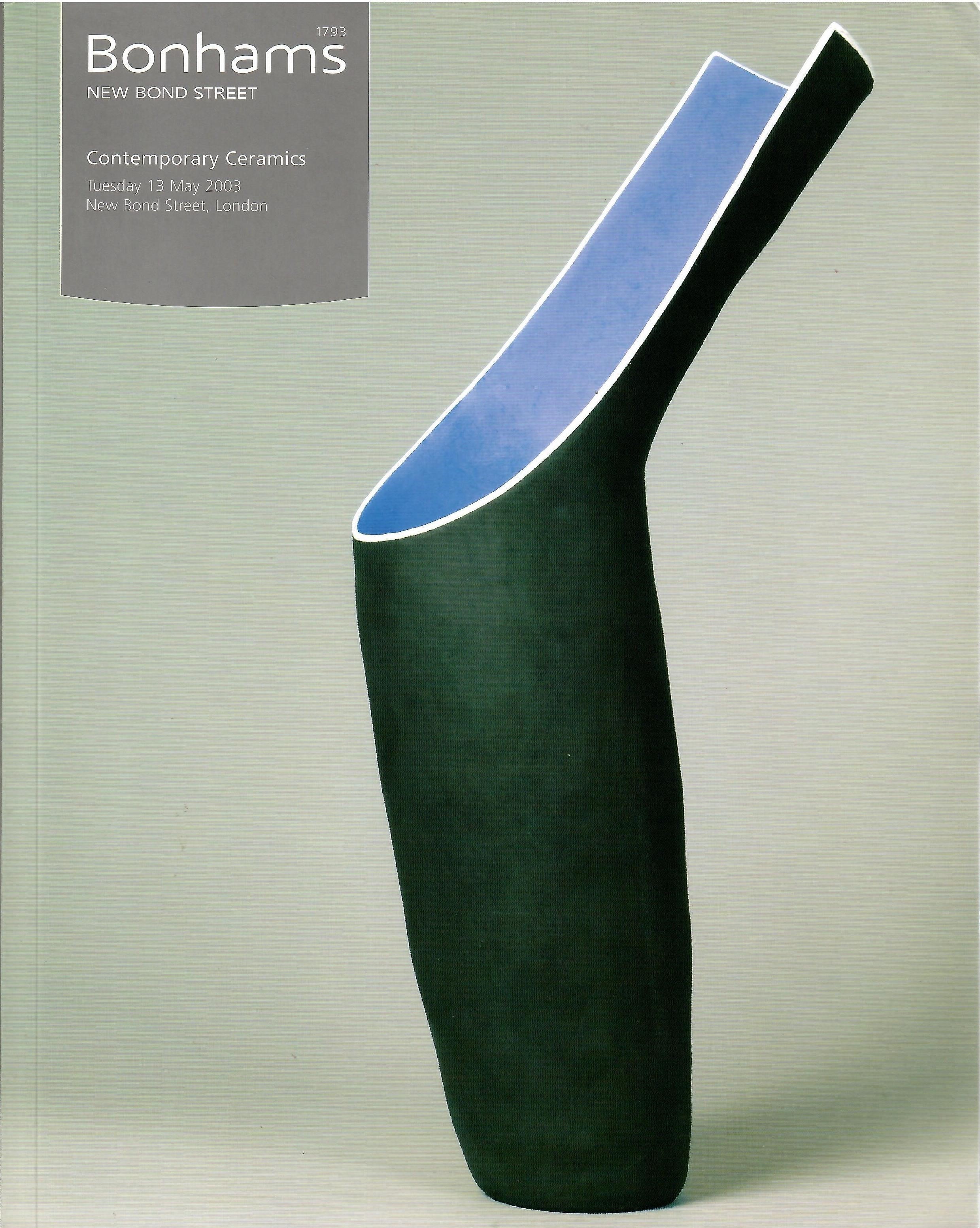 Image for Tuesday, May 13, 2003; CONTEMPORARY CERAMICS